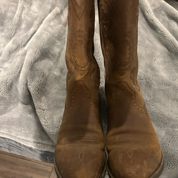 Ariat Brown Women’s Cowboy Boots - Picture 2 of 7